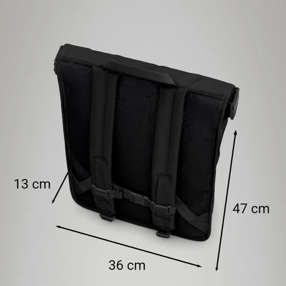 Rains Trail Rolltop BackpackTrail Rolltop Backpack Waves Blue NEW - Picture 6 of 9